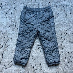 GAP Toddler Gray Quilted Pants